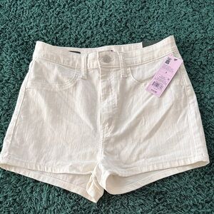 Wild Fable High Waist White Shorts